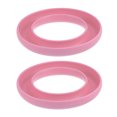thumbnail image 1 of Unique Bargains Silicone Bobbins Ring Holder Metal or Plastic Sewing Machine Thread Spool Organizers, Pink 2 Pack, 1 of 6