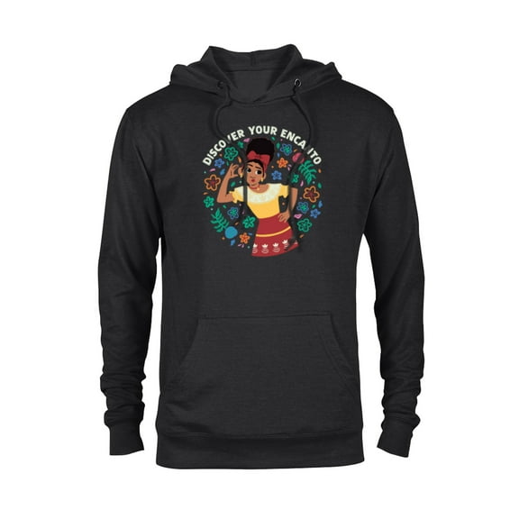 Disney Encanto Dolores Madrigal Discover Your Encanto - Pullover Hoodie for Adults - Customized-Black