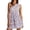 Purple, variant on Women One Shoulder Summer Dresses Floral Sundress High Waist Flowy Mini Beach Spring Wedding Guest Dress