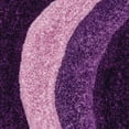 thumbnail image 4 of United Weavers of America Swirl Shag Contemporary Area Rugs, Purple, 4 of 5