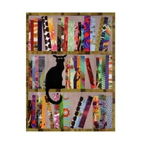 Trademark Fine Art 'Book Cat' Canvas Art by Artpoptart