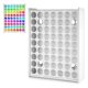 thumbnail image 1 of Paint Organizer, 63 Holes Acrylic Paint Organizer Craft Paint Storage Crafts Paint Holder Vertical P, 1 of 5