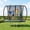 Multicolor, variant on Outdoor Trampoline,Fashionsport Outfitters 8FT/10FT/12FT/14FT Round Jumping Trampoline with Enclosure Net and Ladder,Recreational Backyard Trampolines Anti-Rust for Kids Birthday Gift