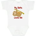thumbnail image 3 of Inktastic My Nana Loves Me Sloth Boys or Girls Baby Bodysuit, 3 of 5