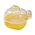 thumbnail image 2 of Portable Bird Carrier with Water Bottle, Transparent Acrylic Travel Cage with Carry Handle and Ventilation for Short Trips, Small Pet Transport Box for Hamster Bird and Other Small Animals, 2 of 6