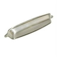 thumbnail image 4 of Utopia Alley Nicholas Pull Handle - Decorative Cabinet Drop Pull Handles- Vintage Cabinet Hardware with Hand Finished Brushed Nickel - Metal Drawer Pull Handle, 5.0" Center to Center, 4 of 8