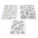 thumbnail image 1 of Sello de goma transparente TPR, decoración de álbumes y diarios, accesorios artesanales para regalos, 3 uds., 1 of 8