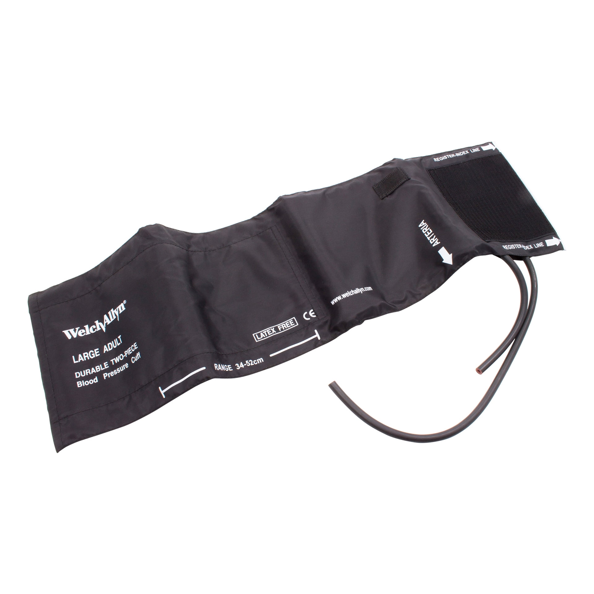 Welch Allyn 5082-23 Blood Pressure Cuff; Large Adult, Reusable (Two Piece), 2- Tubes