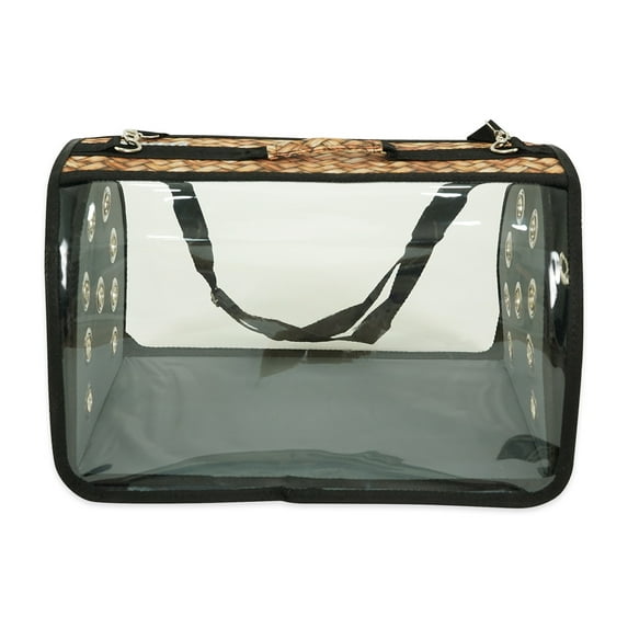 Small Pet Carrier for Small Dogs and Cats - Waterproof Soft Pet Travel Bag with Meshed Window - TSA Approved Pet Carrier for Cat Travel Bag - 7.9 x 13.8 x 7.9 Inch - Sisal