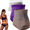 White & Khaki & Purple, variant on 3 Pack 4-in-1 Micro-Particle Sculpting & Fat-Burn Shorts for Women, Thermogenic Fat Burning Sculpting Shorts Yoga Pants