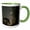 Green/White, variant on 3drose, Milky Way and Silhouetted Tree, Near Ouray, Colorado, 15oz Mug