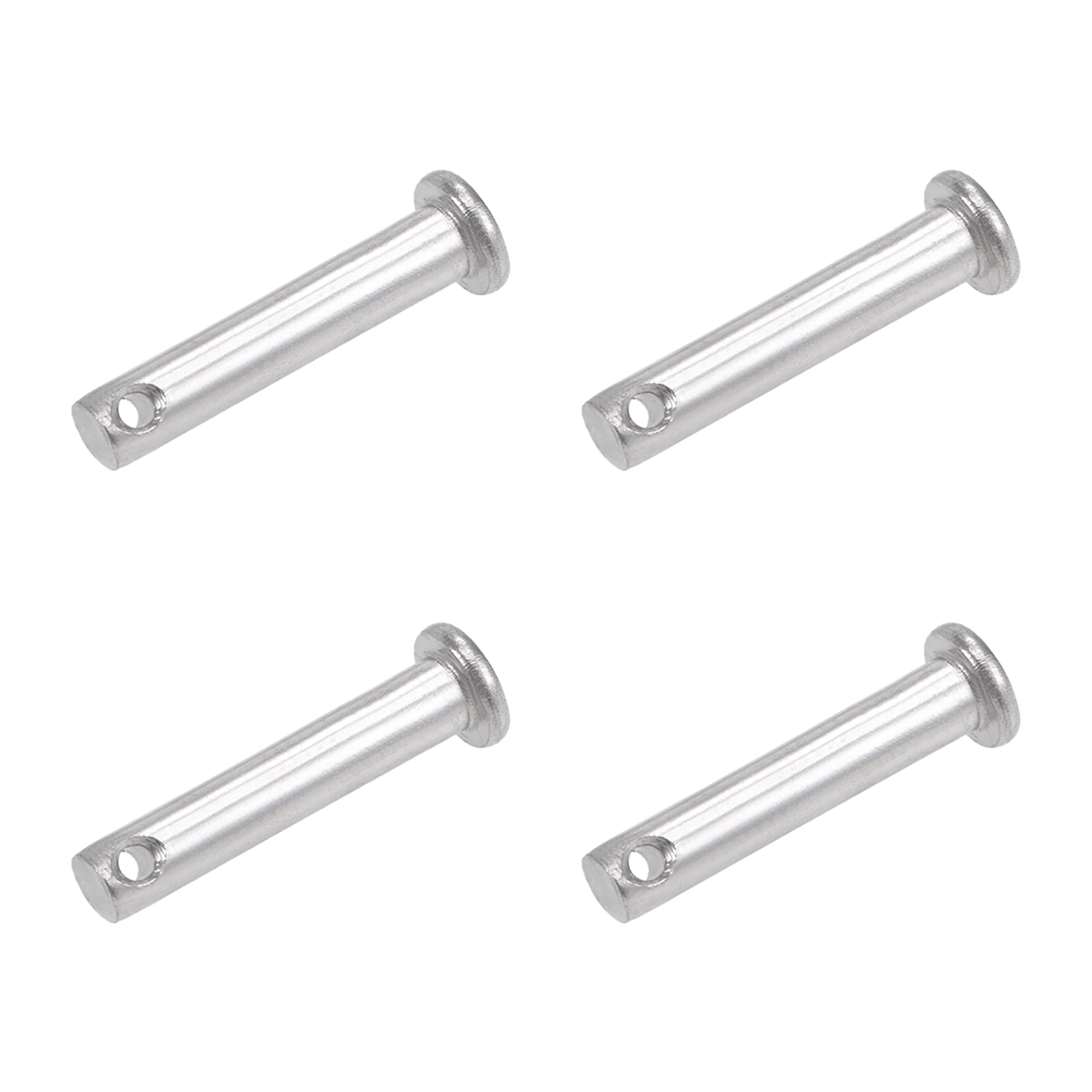 Single Hole Clevis Pins 5mm x 25mm Flat Head 304 Stainless Steel Link