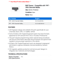 thumbnail image 2 of MAP Sensor - Compatible with 1997 - 2003 Chevy Malibu 1998 1999 2000 2001 2002, 2 of 2