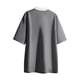 thumbnail image 5 of pstuiky camisetas de hombre, Blusa informal de manga corta con cuello vuelto y botones de color liso para hombre camisetas de hombre l, 5 of 6