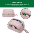 thumbnail image 3 of Bolsa organizadora para hilo de ganchillo KarSyon K3201, color rosa, 30 x 18 x 20 cm, 3 of 7