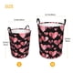 thumbnail image 3 of Fotbe Hearts Cesto de Ropa con Asas, Cesto Impermeable de Gran Capacidad, Bolsa de Lavado para Dormitorio, Cesto de Ropa con Ruedas y Asas-Medium, 3 of 6