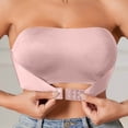 thumbnail image 2 of Strapless Bras for Women, Front Closure Seamless Non- Bra, Breathable Invisible Wireless Bandeau Bra with Convertible Straps for Everyday & Special Occasions, 2 of 7