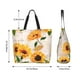 thumbnail image 5 of Fotbe Sunflower 5 Bolsa Tote Estética de Lona con Estampado para Mujer - Bolsa Reutilizable de Hombro Casual para Vacaciones, Compras, Trabajo y Gimnasio, 5 of 8