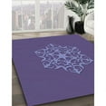 thumbnail image 2 of Ahgly Company Indoor Square Patterned Medium Slate Blue Area Rugs, 7' Square, 2 of 6