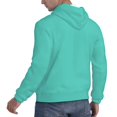 thumbnail image 6 of Sikiie Teal Turquoise Men's Hoodie, Essentials Hoodie, Sweatshirt, Pullover Hooded Sweatshirt for Men-X-Large, 6 of 7