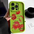 thumbnail image 3 of Funda de teléfono con labios rojos para iPhone, carcasa Sexy de TPU suave para iPhone 11, 14, 15 Pro Max, 12, 13 Pro, XS Max, XR, X, 7, 8 Plus, 3 of 5