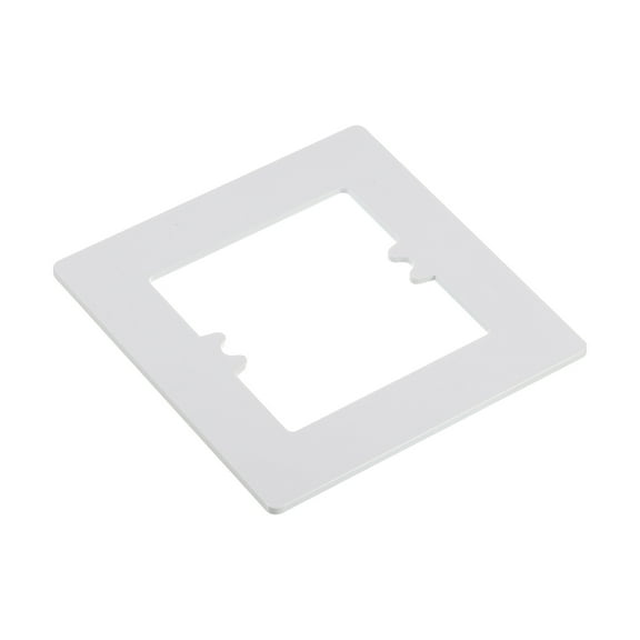 Uxcell Switch Surround Plate Decoration Single Gang Acrylic White 110mm x 110mm