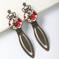 thumbnail image 3 of Cherry Vintage Copper Crown-Shaped Bookmarks: Stainless Steel Book Accessories for Book Lovers and Readers - Set of 2 Bookmarks, 3 of 5