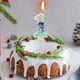 thumbnail image 5 of Fiudx Ofertas relámpago Etiqueta para pastel con forma de copo de nieve, vela con número de muñeco de nieve, decoración de cumpleaños para niños, pastel de cumpleaños temático, cupcakes, suministros, 5 of 6