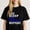 Black-1, variant on Women's T Rex Silhouette Mama Saurus Graphic T-Shirt S-4XL Mother's Day Gift