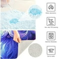 thumbnail image 5 of Bathroom Rug Toiletry Mat Set Cool Santa Print, Soft Absorbent Bath Rug and U-Shaped Toilet Rug, Non-Slip Bath Carpet, Machine Wash Dry, Bath Mats for Bathroom 17.3"x13.4"+23.6"x15.7", 5 of 5