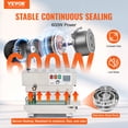 thumbnail image 2 of VEVOR Continuous Bag Band Sealing Machine Vertical Band Sealer Stainless Steel, 2 of 9