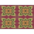 thumbnail image 1 of Ahgly Company Indoor Rectangle Patterned Dark Golden Rod Brown Area Rugs, 7' x 9', 1 of 6