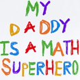thumbnail image 2 of CafePress - Daddy Is A Math Superhero Infant Bodysuit - Baby Light Bodysuit, Size Newborn - 24 Months, 2 of 4