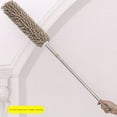 thumbnail image 6 of Retractable Duster, Extendable Ceiling Cleaning Tool, 60-100cm Cotton Linen Dusting Brush, Soft Fiber for Furniture, High Shelf Dust Remover, Lightweight Household Cleaning, Adjustable Handle, 6 of 9