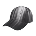 thumbnail image 1 of Balery Monochrome Abstract Lines Gorra de béisbol de tamaño ajustable para correr, entrenar y actividades al aire libre. Gorra de papá para todas las estaciones., 1 of 6