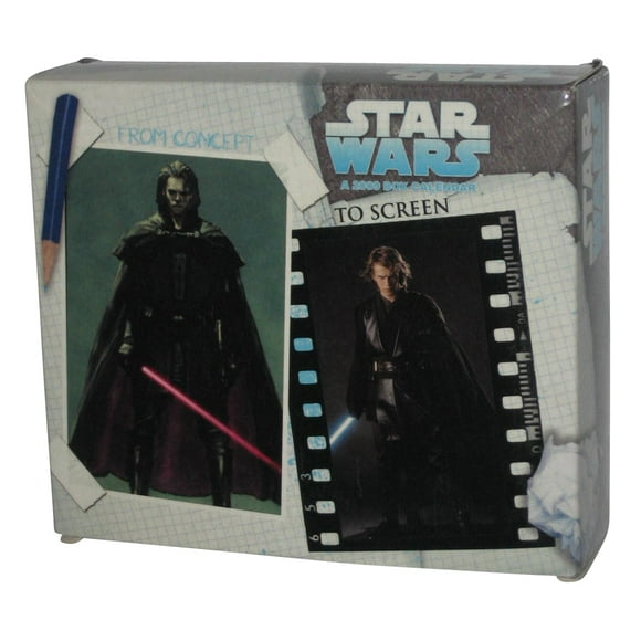 Star Wars du Concept à l'Écran 2009 Calendrier Boîte