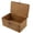Khaki, variant on Deal Countdown! Seaweed Woven Storage Western Wedding Companion Gift Covered Gift Rattan Woven Storage Home Textile Storage Practical Home Decor