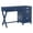 Navy Blue, variant on Linon Peggy Side Storage Wood Desk with 4 Drawers Silver Hardware in Navy Blue