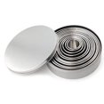 thumbnail image 4 of 12PCS en Acier Inoxydable Rond Moule à Gâteau Cuisson Mousse Anneau Outils de Cuisine Pizza Cuisson Cookie Cutter Bricolage Gâteau Anneau Outils, 4 of 5