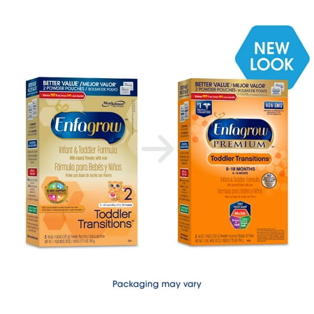 Enfagrow PREMIUM Toddler Transitions Formula, 28 oz Box, 4 Pack