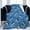 Black2, variant on Blue Marlin Fish Jumping Ocean Wave Pattern Blanket