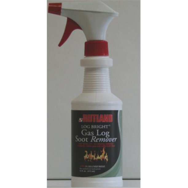 RUTLAND Log Bright Gas Log Soot Remover