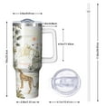 thumbnail image 3 of Hawaii Tropical Plants Print 40oz Tumbler with Lid and Handle, Double Insulated Cup for Travel and Gifts, 3 of 5