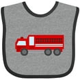 thumbnail image 3 of Inktastic Fire Truck (Red) Boys or Girls Baby Bib, 3 of 4