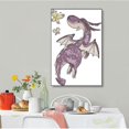 thumbnail image 3 of Full Range Of Embroidery Starter Kits Stamped Cross Stitch Kits Beginners For Diy Embroidery 11ct 3 Strands - The Purple Little Dragon 10.615.7(inch), 3 of 5