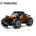 thumbnail image 6 of ​1:14 Scale 4WD Omni-Directional RC Drift Car - Mecanum Wheels for 360° Stunts, 25km/h & 100m Range (Surface Restrictions)​​ Orange, 6 of 7