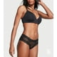 thumbnail image 2 of Ropa interior Victoria's Secret Lace Cheeky para mujer, color negro (L), 2 of 5