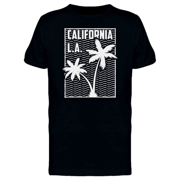 California La Grunge Palm Tree Tee Men's -Image by Shutterstock