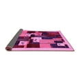 thumbnail image 2 of Ahgly Company Indoor Rectangle Abstract Pink Contemporary Area Rugs, 5' x 7', 2 of 4