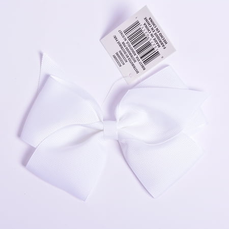 - Yama Ribbon Large White Grosgrain Bow, 1 Each